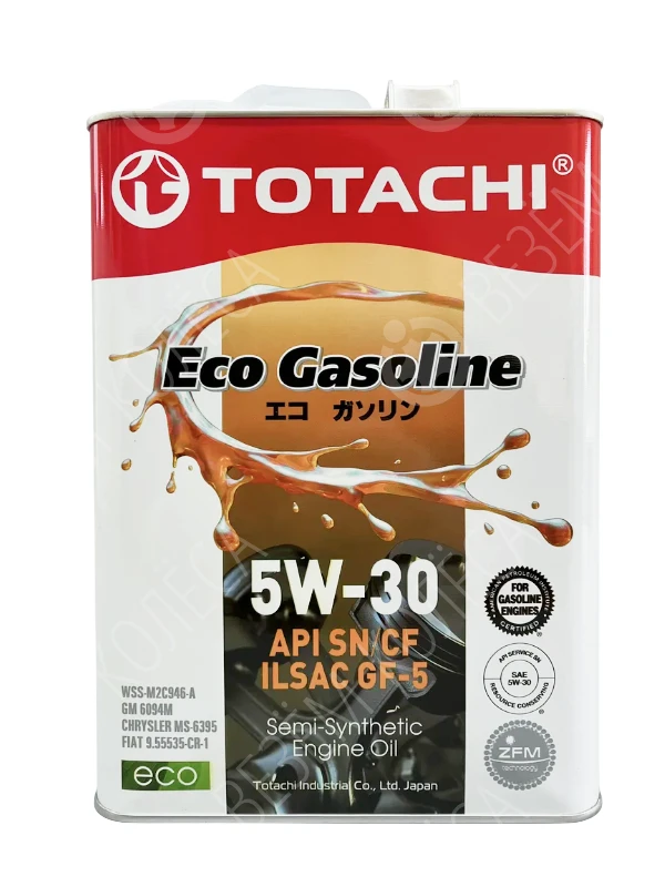 Масло моторное TOTACHI Eco Gasoline 5W-30 Полусинтетическое 4л (10804)