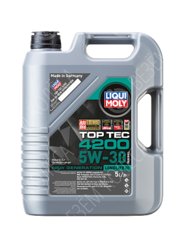 Моторное масло Liqui Moly  5W-30, 5 л.