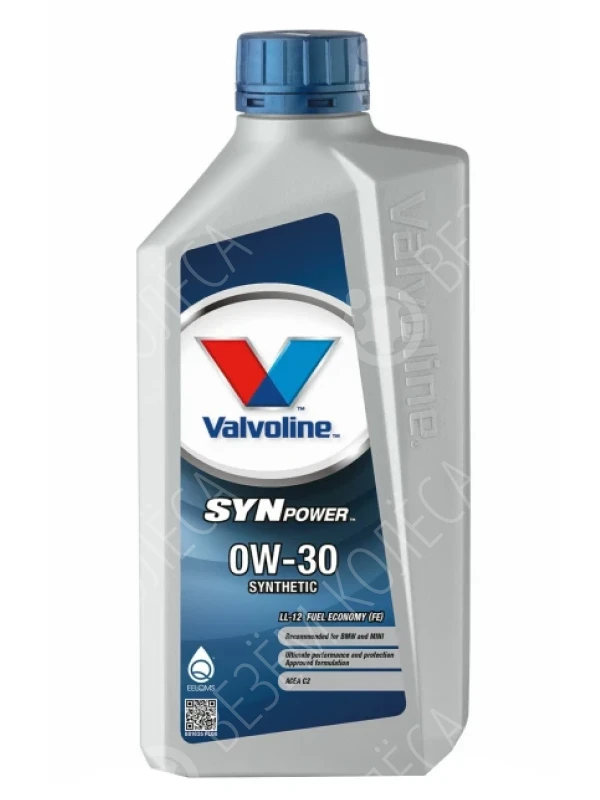 Масло моторное VALVOLINE SynPower FE 0W-30 Синтетическое 1л (872560)