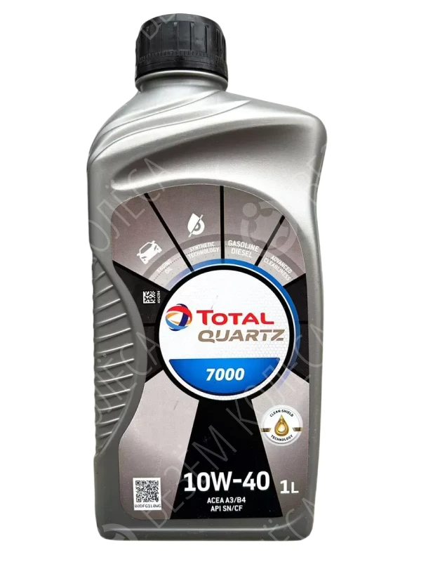 Масло моторное TOTAL Quartz 7000 10W-40 Полусинтетическое 1л (11010301)