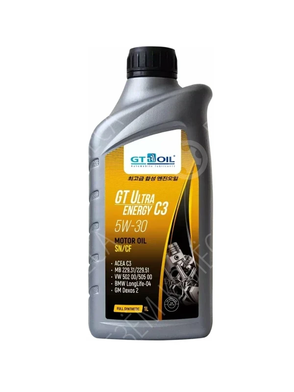 Моторное масло Gt Oil Ultra Energy C3 5W-30, 1 л.