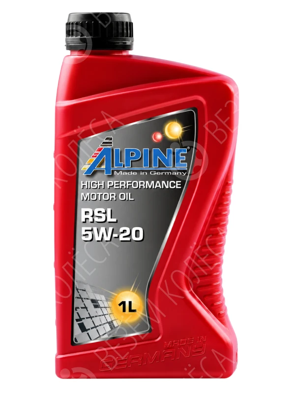 Масло моторное ALPINE RSL 5W-20 Синтетическое 1л (0100151)