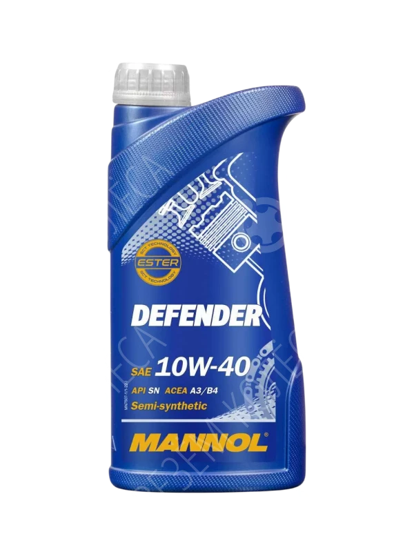 Масло моторное MANNOL Defender 10W-40 Полусинтетическое 1л (1147)