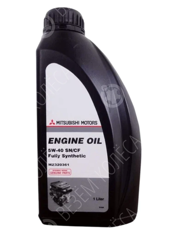 Масло моторное MITSUBISHI ENGINE OIL 5W-40 Синтетическое 1л (MZ320361)