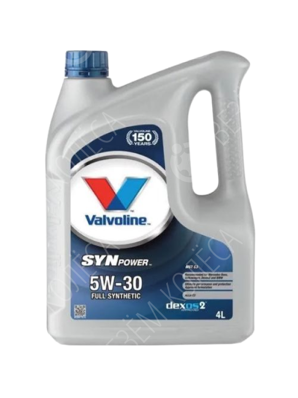 Моторное масло Valvoline Synpower Xtreme MST C3 5W-30, 4 л.