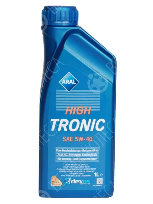 Масло моторное ARAL High Tronic 5W-40 Синтетическое 1л (156EA8)