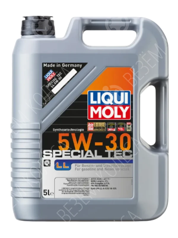 Масло моторное LIQUI MOLY Special Tec LL 5W-30 Синтетическое 5л (2448)