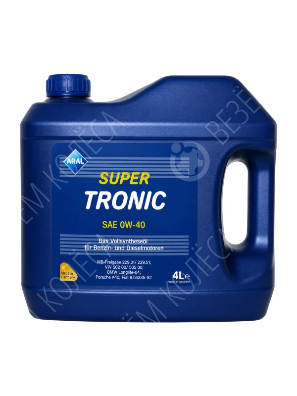 Масло моторное ARAL Super Tronic 0W-40 Синтетическое 4л (20459)