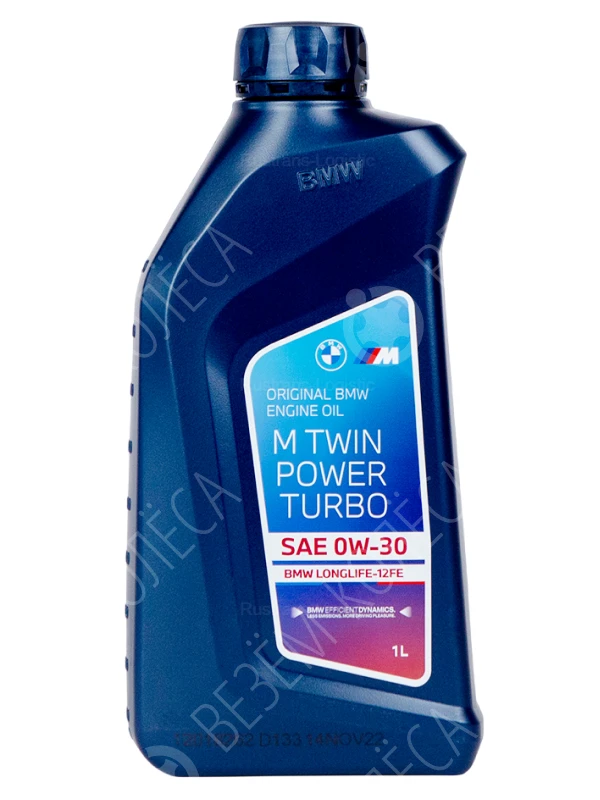 Масло моторное BMW M TwinPower Turbo Long Life-12 FE 0W-30 Синтетическое 1л (83215A1C740)