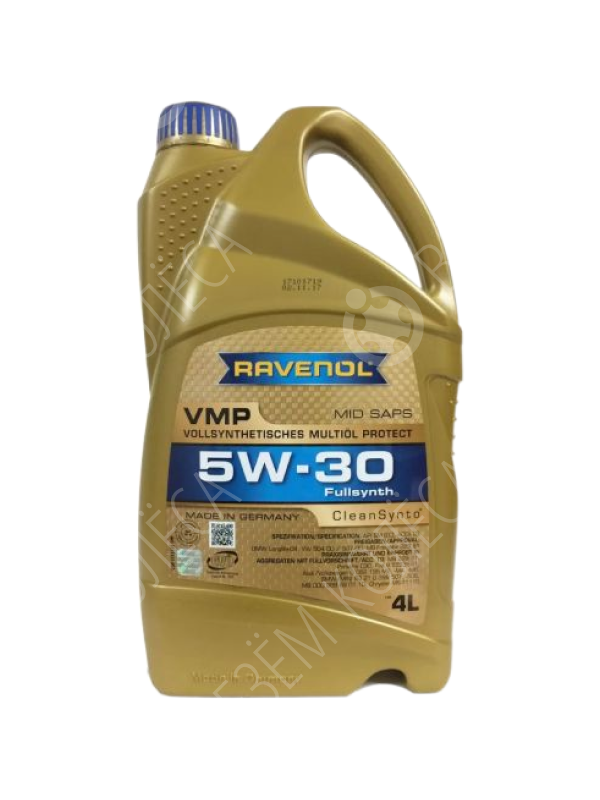 Моторное масло Ravenol 5W-30, 4 л.