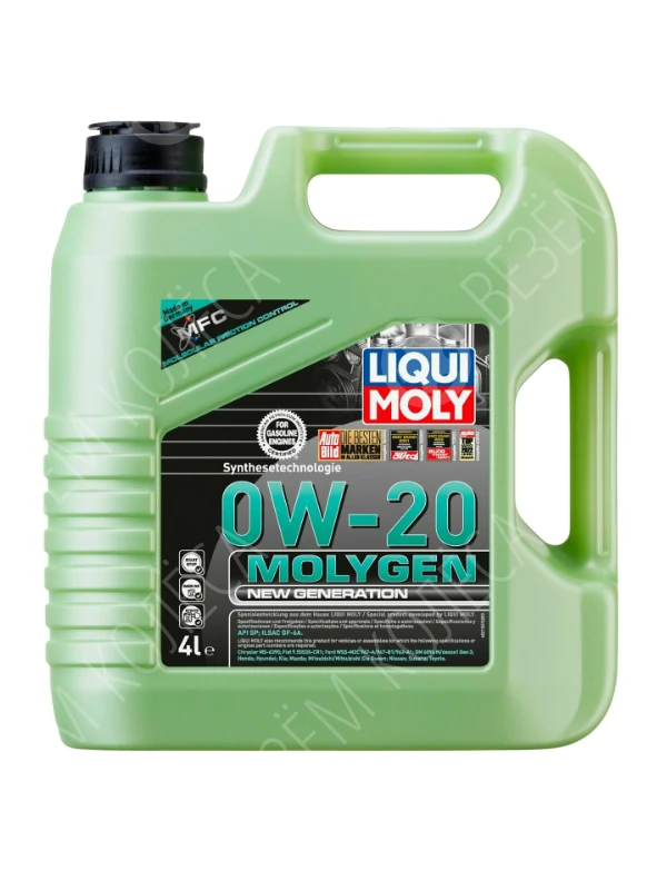 Масло моторное LIQUI MOLY Molygen New Generation 0W-20 Синтетическое 4л (21357)