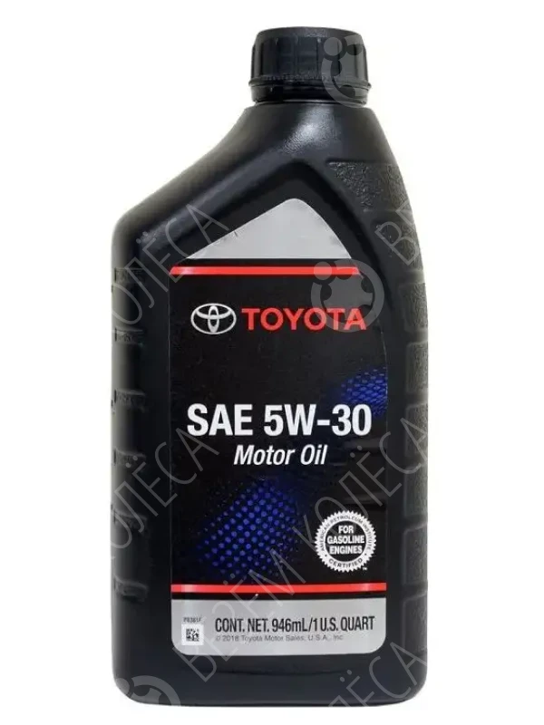 Масло моторное TOYOTA [ORG] 5W-30 Полусинтетическое 1л (002791QT5W6S)