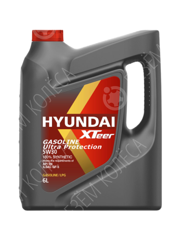 Моторное масло Hyundai Xteer Gasoline Ultra Protection 5W-30, 6 л.