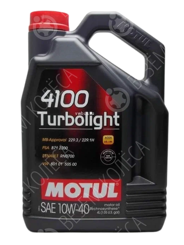 Масло моторное MOTUL 10W-40 Синтетическое 4л (109462)
