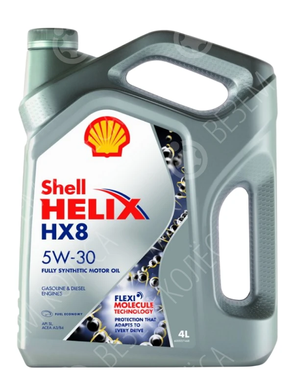 Моторное масло Shell Helix HX8 5W-30, 4 л.