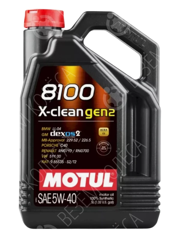 Масло моторное MOTUL 5W-40 Синтетическое 5л (109762)