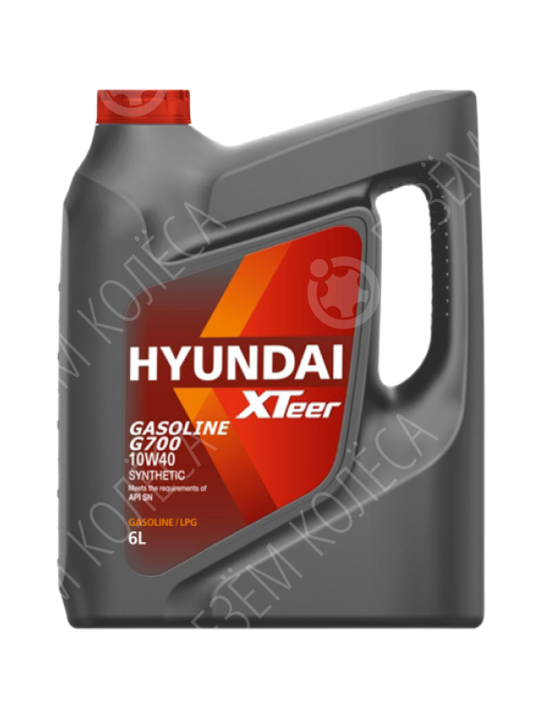 Моторное масло Hyundai Xteer Gasoline G700 10W-40, 6 л.