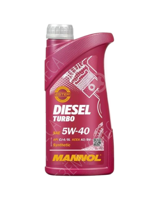 Моторное масло Mannol Diesel Turbo 5W-40, 1 л.