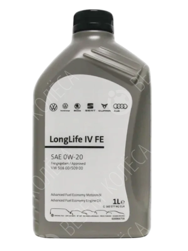 Моторное масло Vag Long Life IV 0W-20, 1 л.