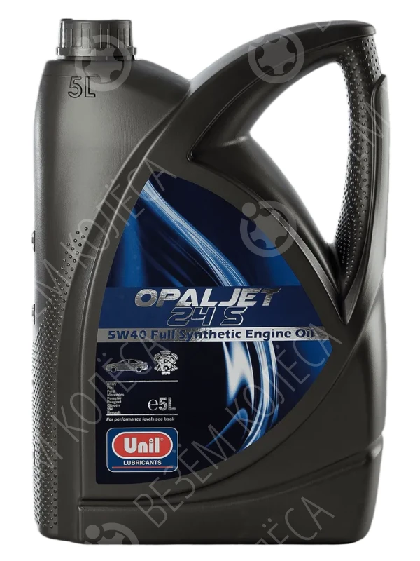Масло моторное UNIL Opaljet 24S 5W-40 Синтетическое 5л (5420007000158)