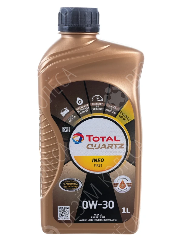 Моторное масло Total Quartz INEO First 0W-30, 1 л.