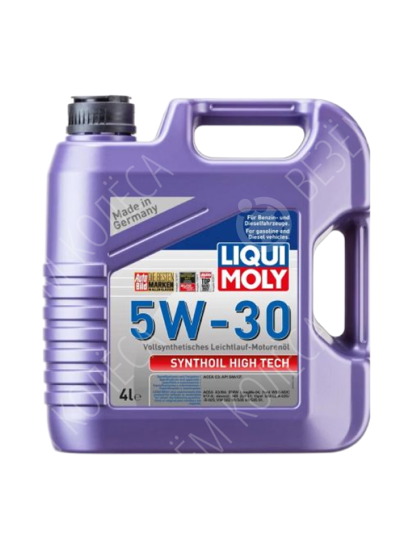 Моторное масло Liqui Moly Synthoil High Tech 5W-30, 4 л.