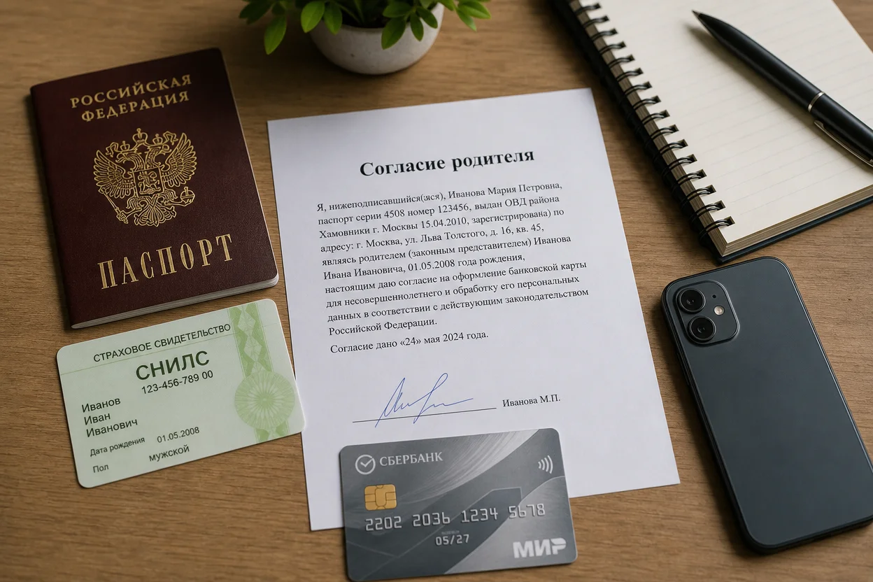Документы для работы курьером Яндекс Еда с 16 лет — паспорт и согласие родителей