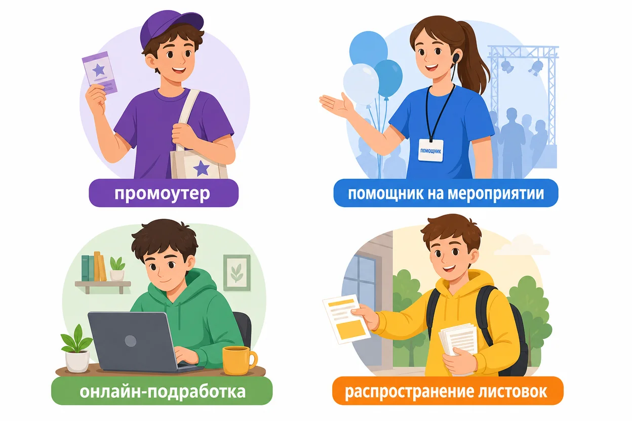 Работа для подростков младше 16 лет — альтернативы курьерской доставке