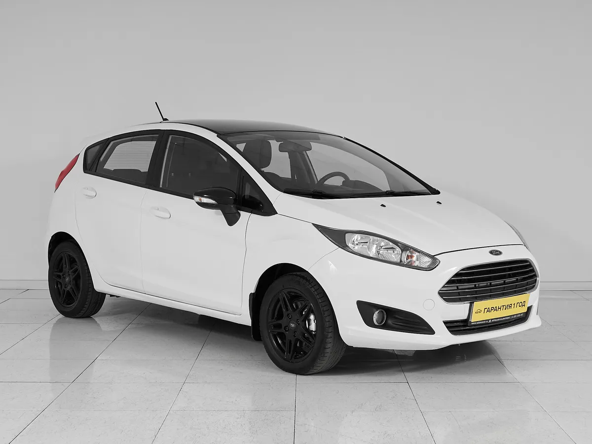 Ford Fiesta Mk6 Рестайлинг · White and Black — фото 3