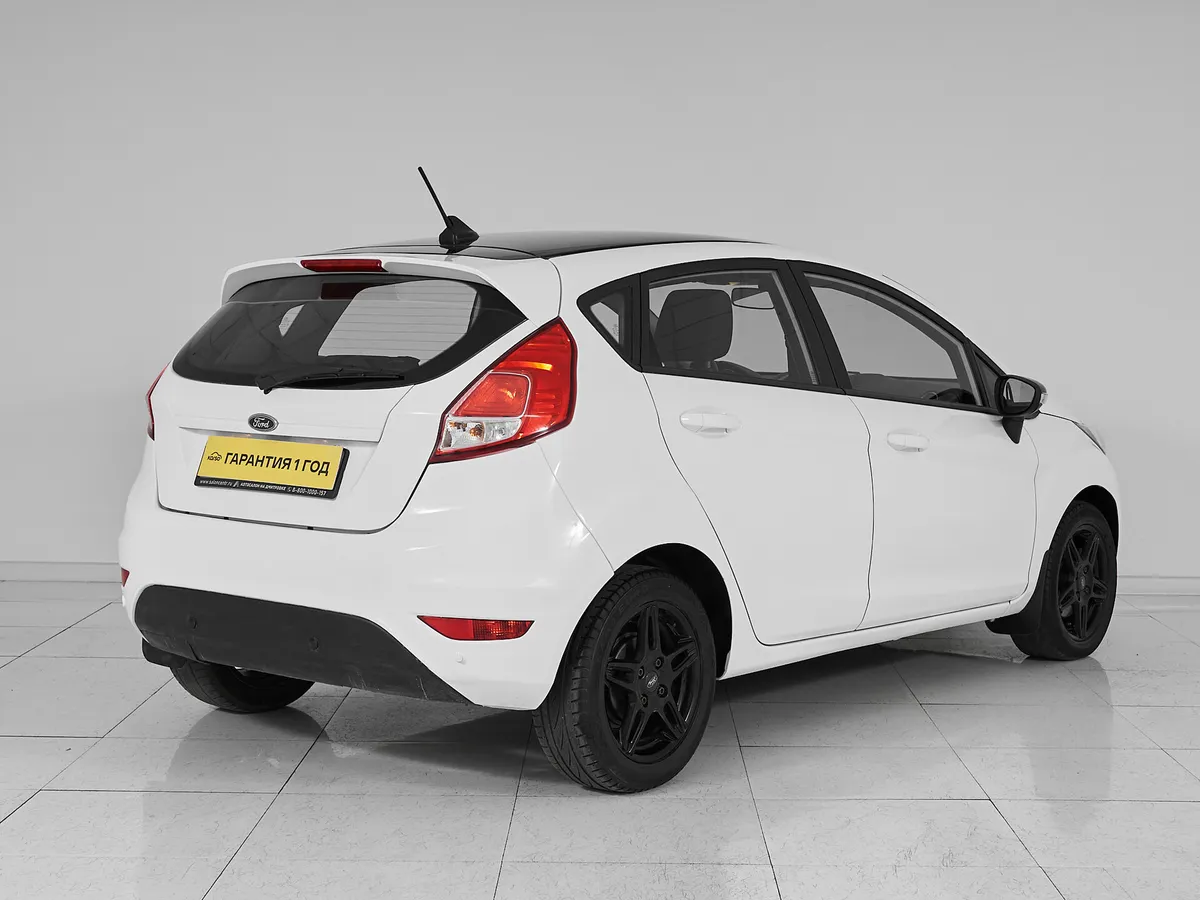 Ford Fiesta Mk6 Рестайлинг · White and Black — фото 4