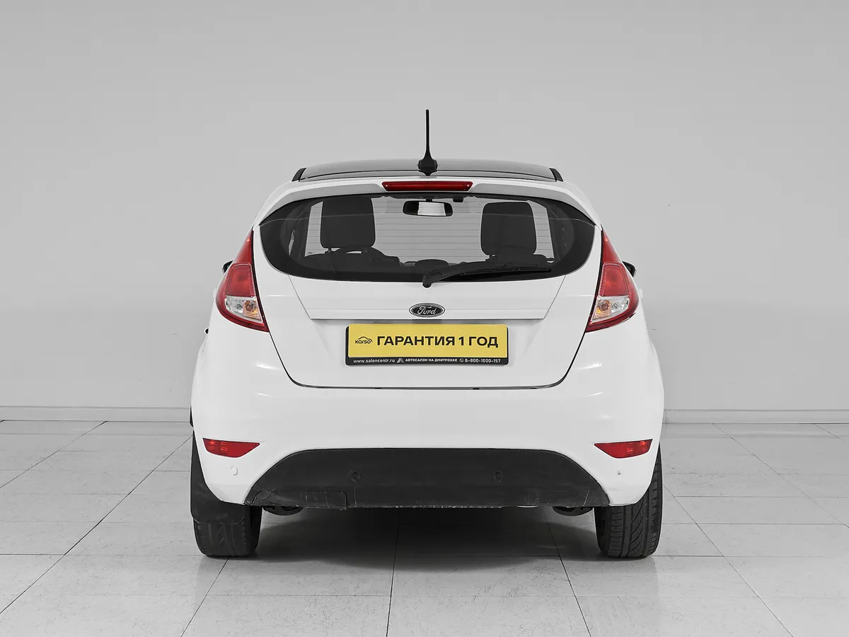 Ford Fiesta Mk6 Рестайлинг · White and Black — фото 5