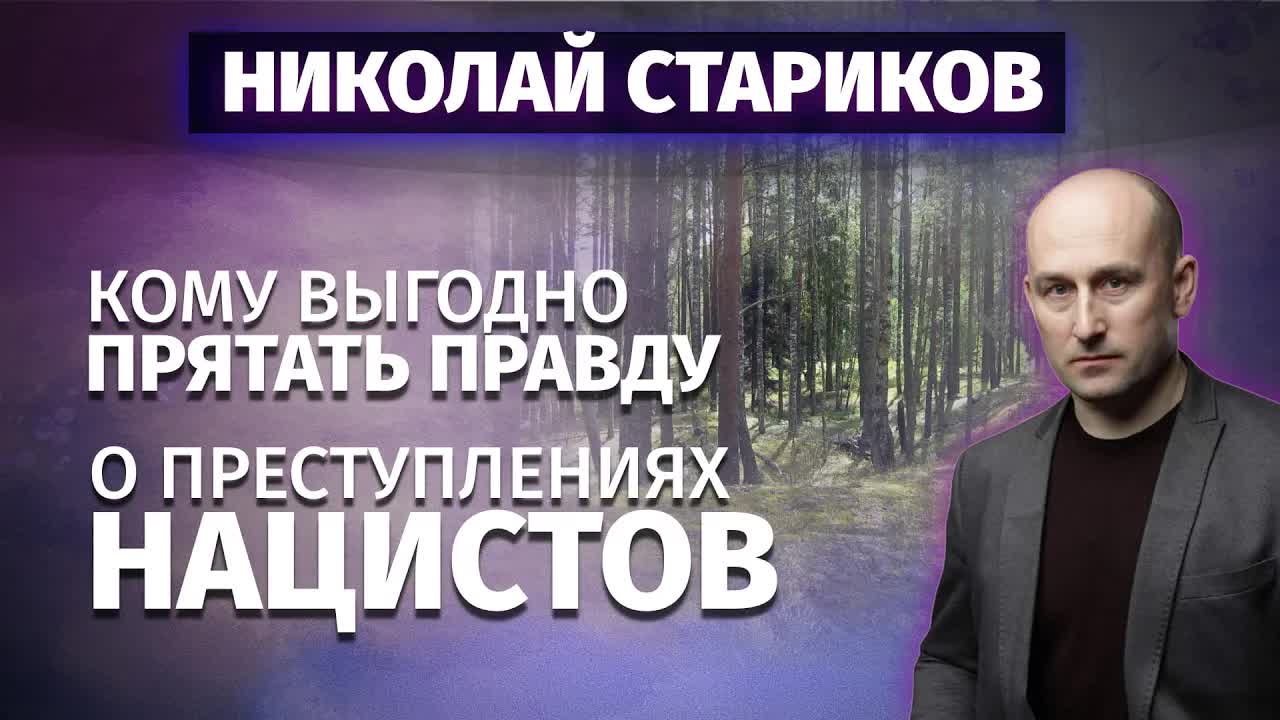 Николай Стариков: Кому выгодно прятать правду о преступлениях нацистов