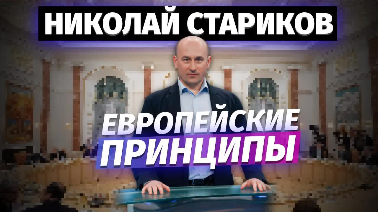 Николай Стариков про «европейские принципы»