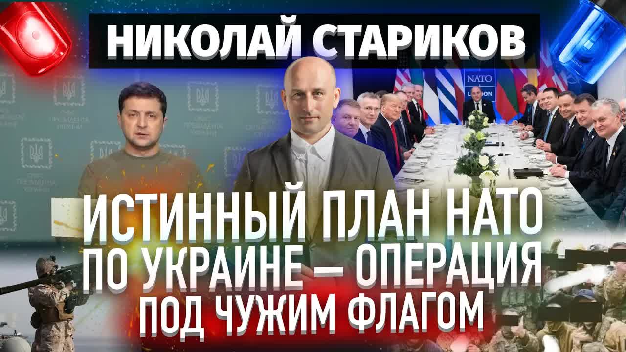 ⚡️Истинный план НАТО по Украине. Операция под чужим флагом (Николай Стариков)