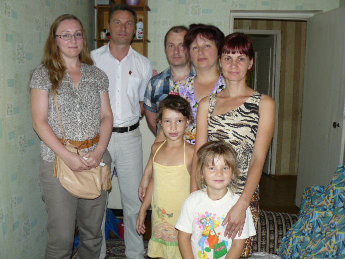 P1130813 692x519 Председатель Ярославского отделения ПВО приютил беженцев из Славянска