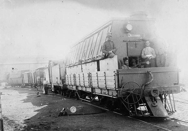 Бронепоезд британской армии. Между 1899 и 1902 годами. Южная Африка. Фото: Imperial War Museums