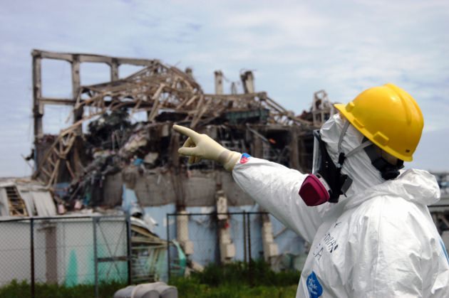 Разрушенный 3-й энергоблок АЭС «Фукусима». 27 мая 2011 года
