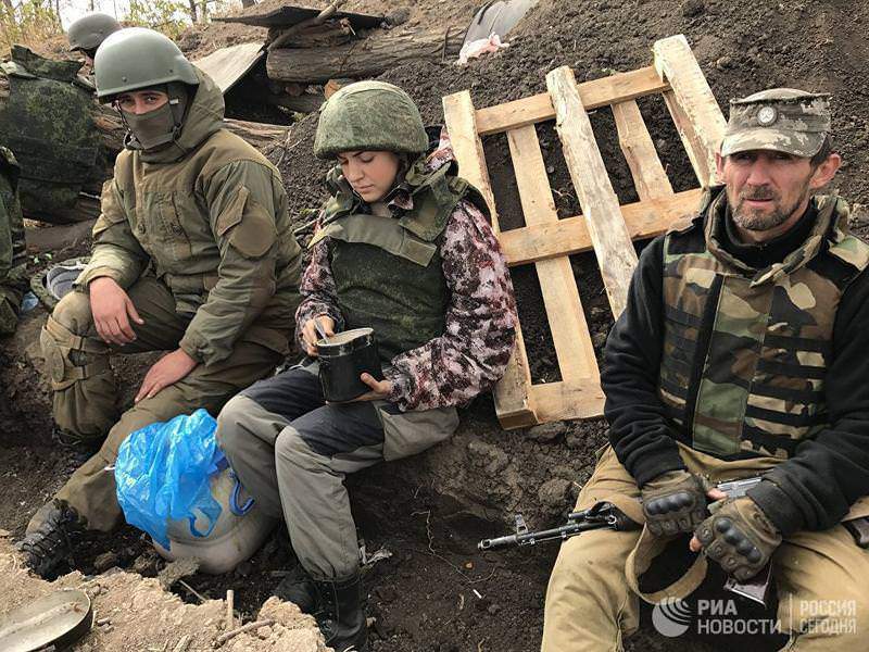 Бойцы разведывательно-штурмового батальона, Донбасс