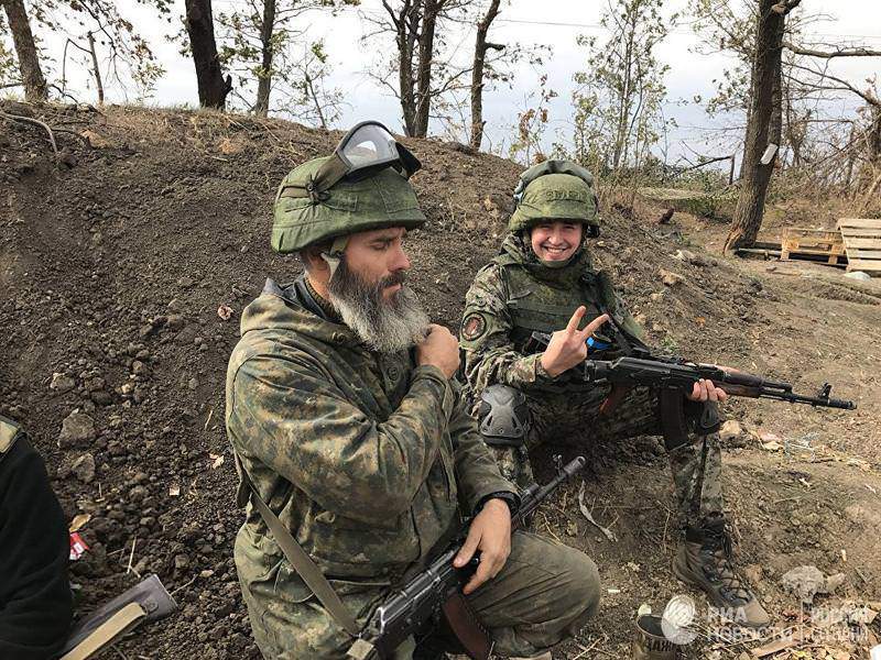 Бойцы разведывательно-штурмового батальона, Донбасс