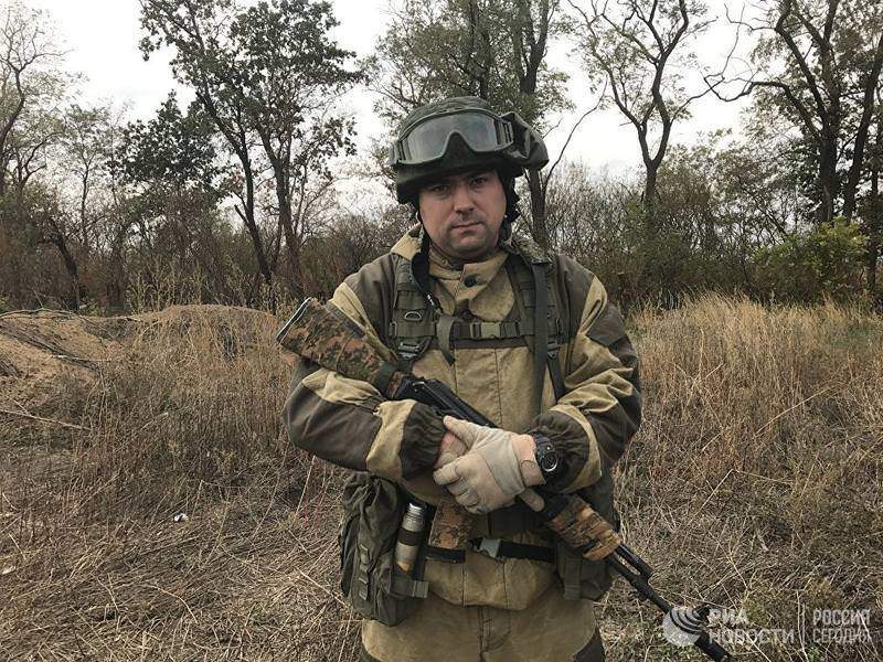 Начальник штаба разведывательно-штурмового батальона Александр Крештоп, Донбасс