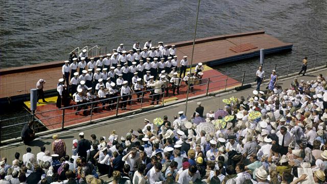 Празднование дня ВМФ в Москве, 1970