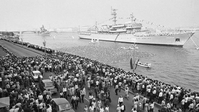 Празднование Дня ВМФ в Лениграде, 1981 г.