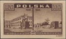 40.Марка Польши о разрушении Варшавы в 1946г.к 1939г.