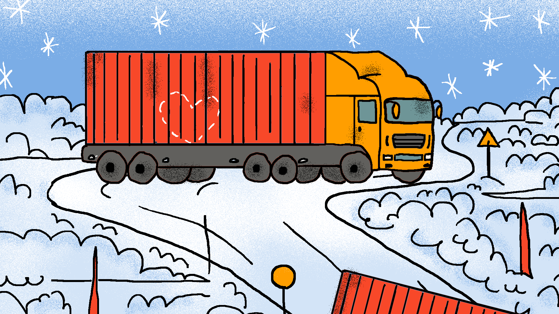 Логотип темы: Как устроены и почему исчезают зимники — единственные дороги на Крайнем Севере