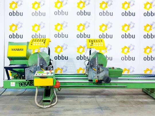 KABAN AC 1040 Автоматический двухголовочный станок для резки профиля из ПВХ и алюминия