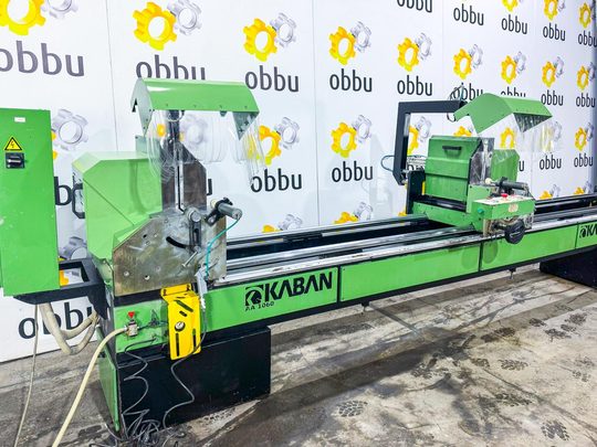 KABAN AA 1060 Двухголовочная пила с фронтальной подачей пильных дисков  для резки профиля из ПВХ и алюминия