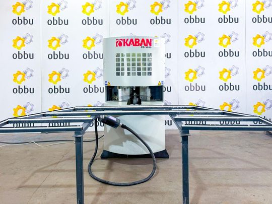 KABAN CD 3050 Углозачистной двухосный станок с ЧПУ для окон ПВХ