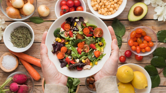 ПП_ЗОЖ, овощи на столе