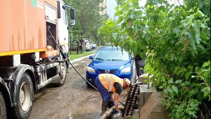Откачка воды