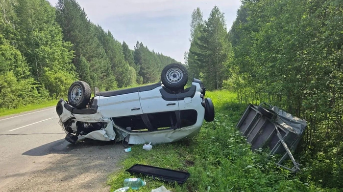 В Омской области произошло ДТП с участием автомобиля со школьниками